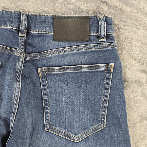 DL1961 Jeans Mens 28x34 Blue Russell Slim Straight Stretch Performance Denim - Picture 3 of 11